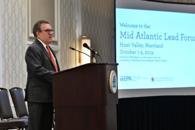 Administrator Wheeler delivers remarks at the Mid-Atlantic Lead Forum
