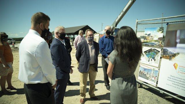 Administrator Wheeler tours Thompsons Point Brownfields site. 