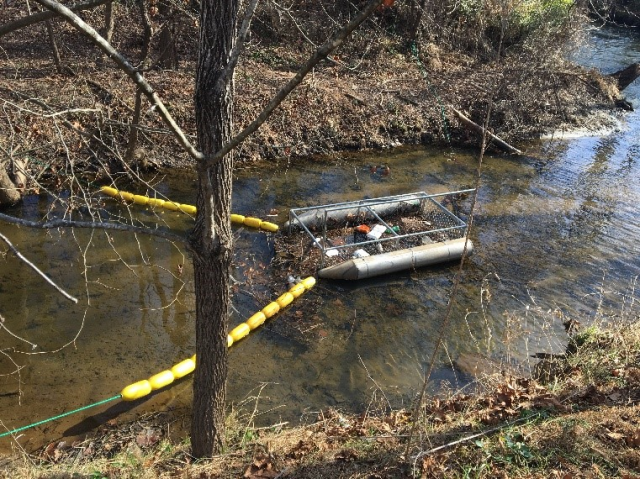 image of Trash Trout trash trap St Louis