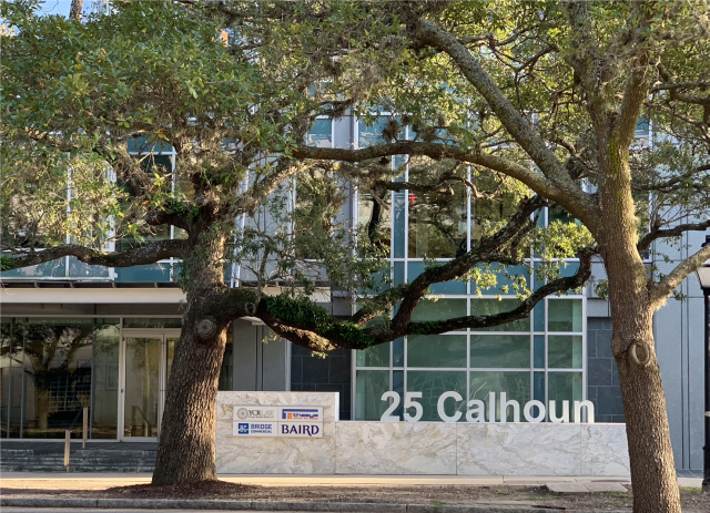 Commercial business building at the Calhoun Park site