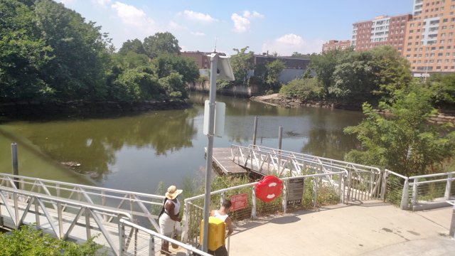 Boat launch on Bronx River