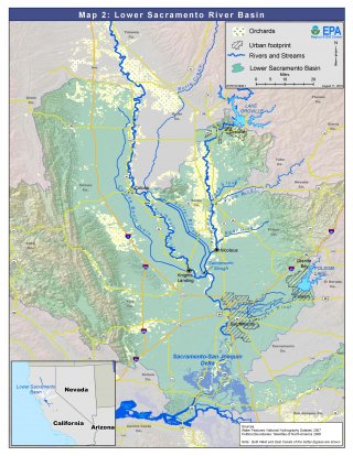 Map 2: Lower Sacramento River Basin