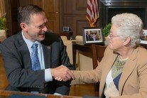 EPA Administrator McCarthy and Brent Wilkes, Executive Director of the League of United Latin American Citizens