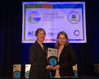 Beth Craig, US EPA, with Susan Moran, Limited Brands, Inc.