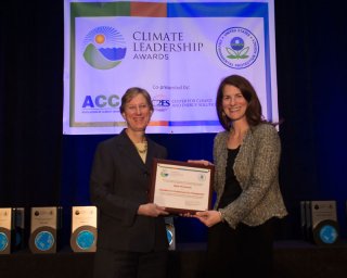 Beth Craig, US EPA, with Alexandra Liftman, Bank of America