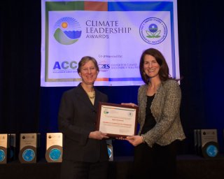 Beth Craig, US EPA, with Alexandra Liftman, Bank of America