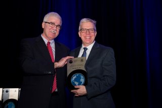 Dennis McLerran, US EPA, with Hugh Cherne, Best Buy