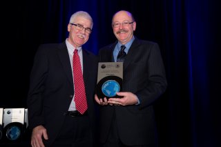 Dennis McLerran, US EPA, with John Thaler, Pitney Bowes