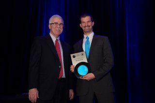 Dennis McLerran, US EPA, with Kevin Rabinovitch, Mars, Incorporated