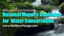 National Mayors Challenge for Water Conservation banner