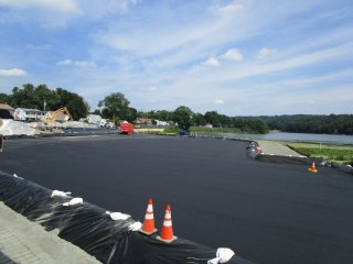 Preparation of Work Area (Asphalt Pad Installed) – August 2016