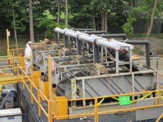 De-sanding Unit that Separates Coarse from Fine Grained Sediment for Further Processing – June 2017