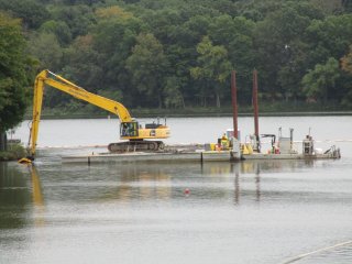 Mechanical Excavation of Shoreline - September 2017