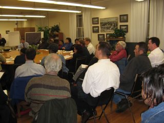 Residents raise concern about the significant increase in diesel truck traffic, truck idling, excessive noise throughout the day and evening and dust from the huge soil piles that are uncovered at O&G's soil staging facility.