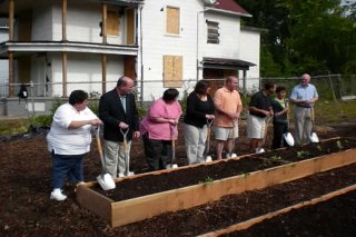 Burton Street Community Garden After Environmental Reclamation