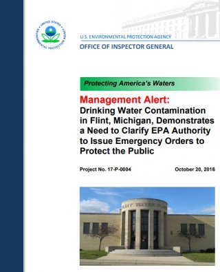 Oct 2016 Flint Report Cover