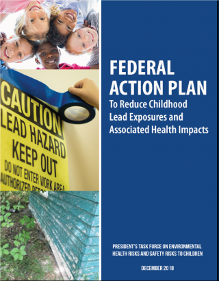 Image of the cover of the report Federal Action Plan to Reduce Lead Exposures and Associate Health Risks
