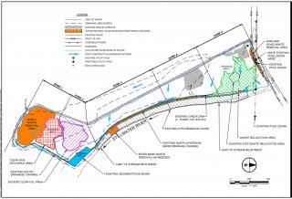 Garland Road work zone map