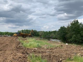 Garland road landfill excavating activities