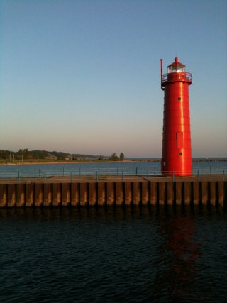 Lighthouse in  Muskegon, Michigan