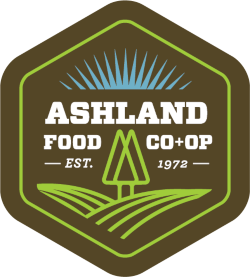 Ashland Food Coop logo; Est. 1972
