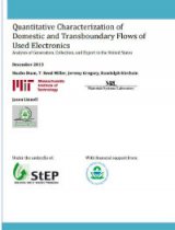 Quantitative Characterization of Domestic and Transboundary Flows of Used Electronics, Cover of Report