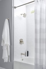 Bathroom with WaterSense labeled fixtures.