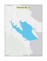 Map of Richardson Bay no-discharge zone