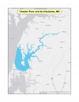 Map of no-discharge zone established for Chester River, MD