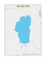 Map of Lake Tahoe no-discharge zone