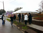NORA Filmore Gardens rain garden press event, February 6, 2014