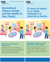 Cover to Secondhand Tobacco Smoke and the Health of Your Family Brochure (Bilingual)