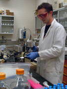 Photo of man in lab
