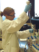 Photo of woman in lab