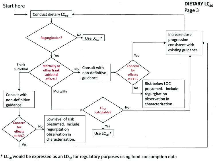 Guidance for Use When Regurgitation is Observed in Avian Acute Toxicity