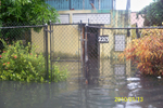 Flooded area at the Caño Martín Peña