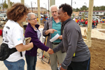 EPA Urban Waters Partners Shaking Hands at Anacostia Watershed Build Day