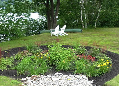 Rain garden in Leominster, MA (Photo Credit - MA Watershed Coalition)