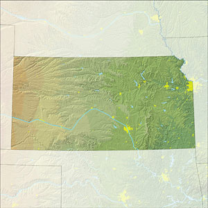map of Kansas