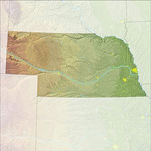map of Nebraska