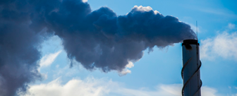 Photo of smokestack.