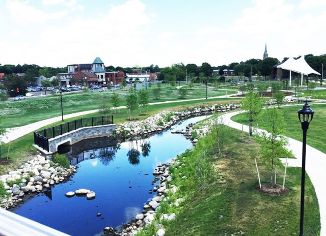 After the cleanup and redevelopment of the HUB site, now known as Meriden Green.