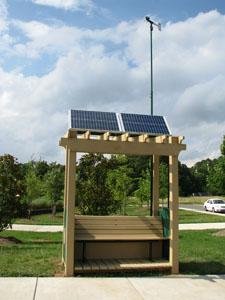 Village Green station in Durham, NC