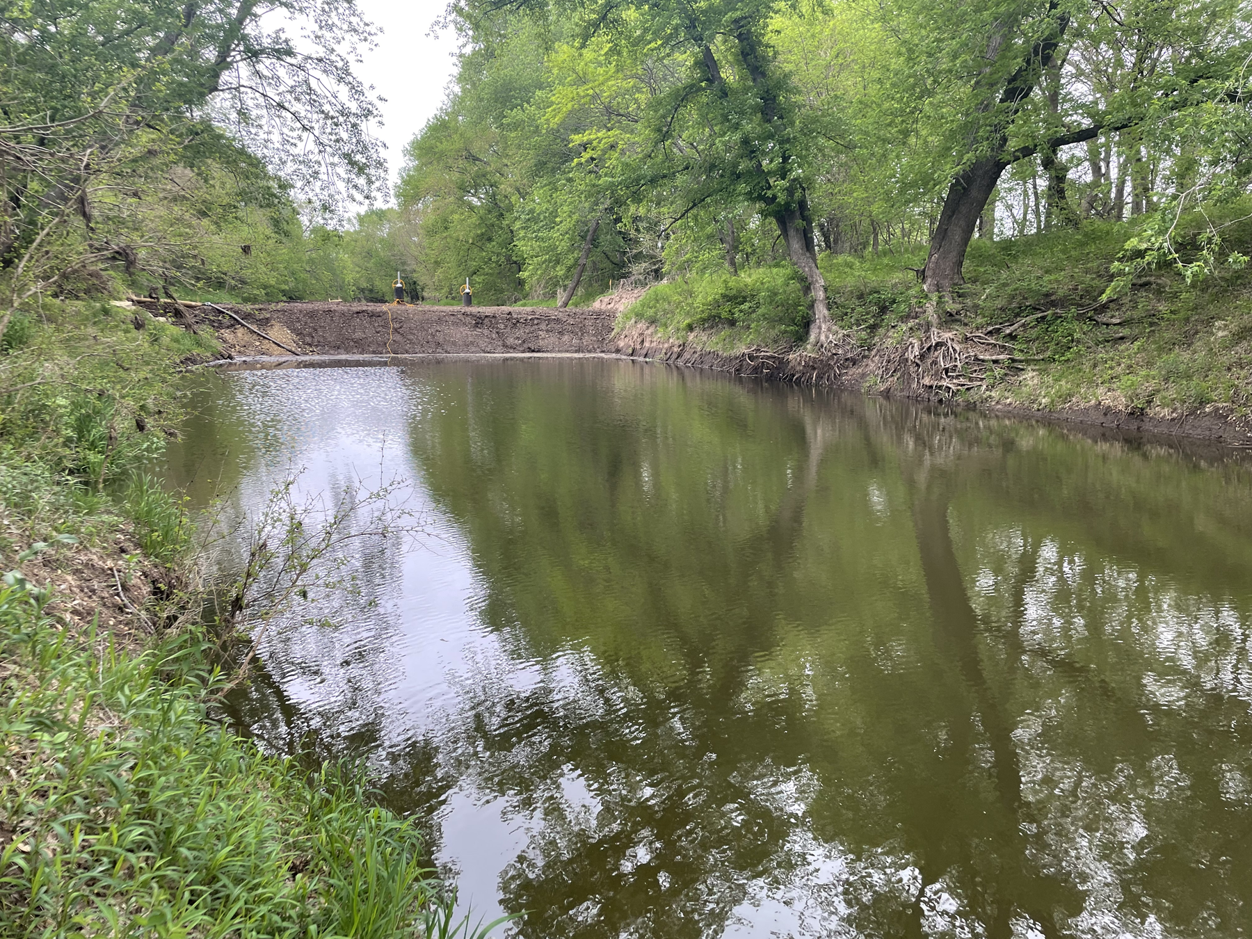 Cleanup Operations at Oil Discharge Scene Near Washington, Kansas, Shift to Restoration