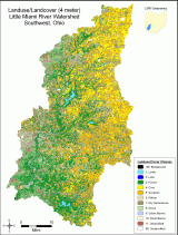 Image depicting the landuse/landcover downloadable Geotiff product attachment.
