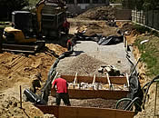 Barnstable - Infiltration Basin and Begin Biosoil [05/14/2015]