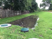 Hyannis BMP after Large Flash Storm Event [07/01/2015]