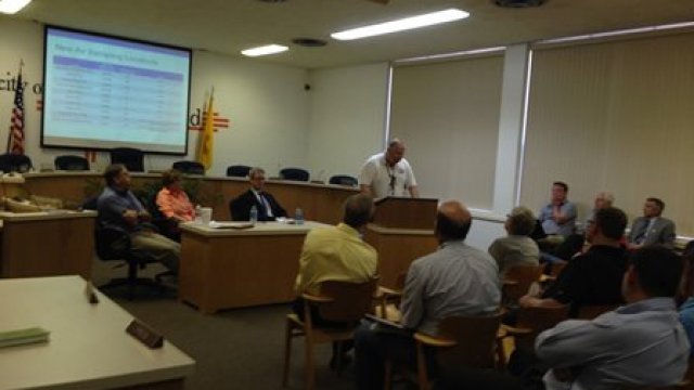 EPA WIPP team attend and present at the Carlsbad Town hall meeting
