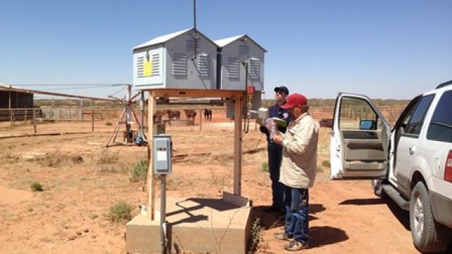 EPA's WIPP team visits Department of Energy's low-volume air samplers