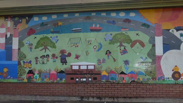Hartman Park Community Center children's mural